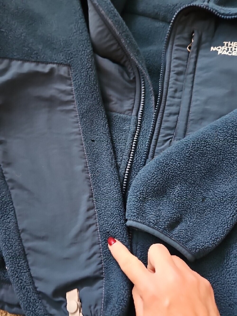 The North Face Women's Denali Fleece Jacket- Navy - Picture 8 of 10